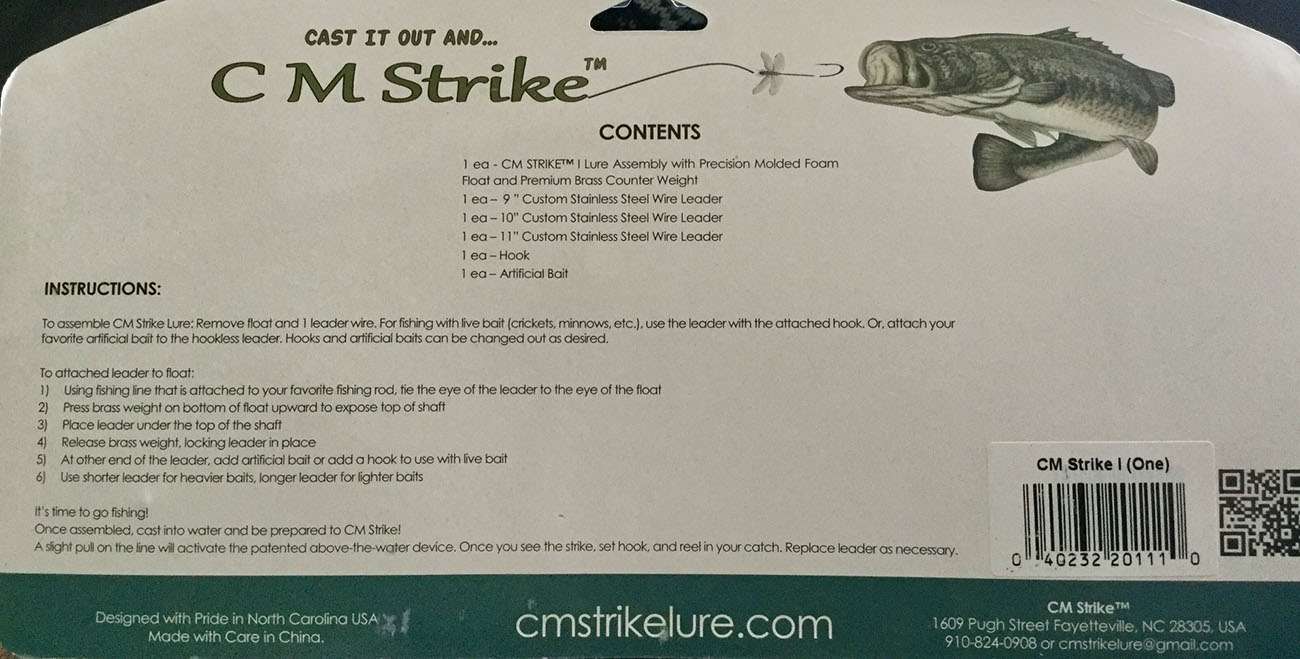 CM Strike Topwater Fishing System - TackleDirect