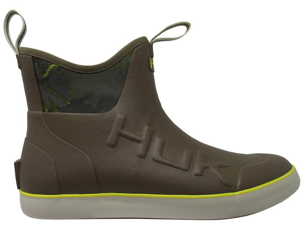 HUK Men's Rogue Wave Shoe  High-Performance Fishing & Deck Boot Rain,  Moss, 12.5: : Fashion