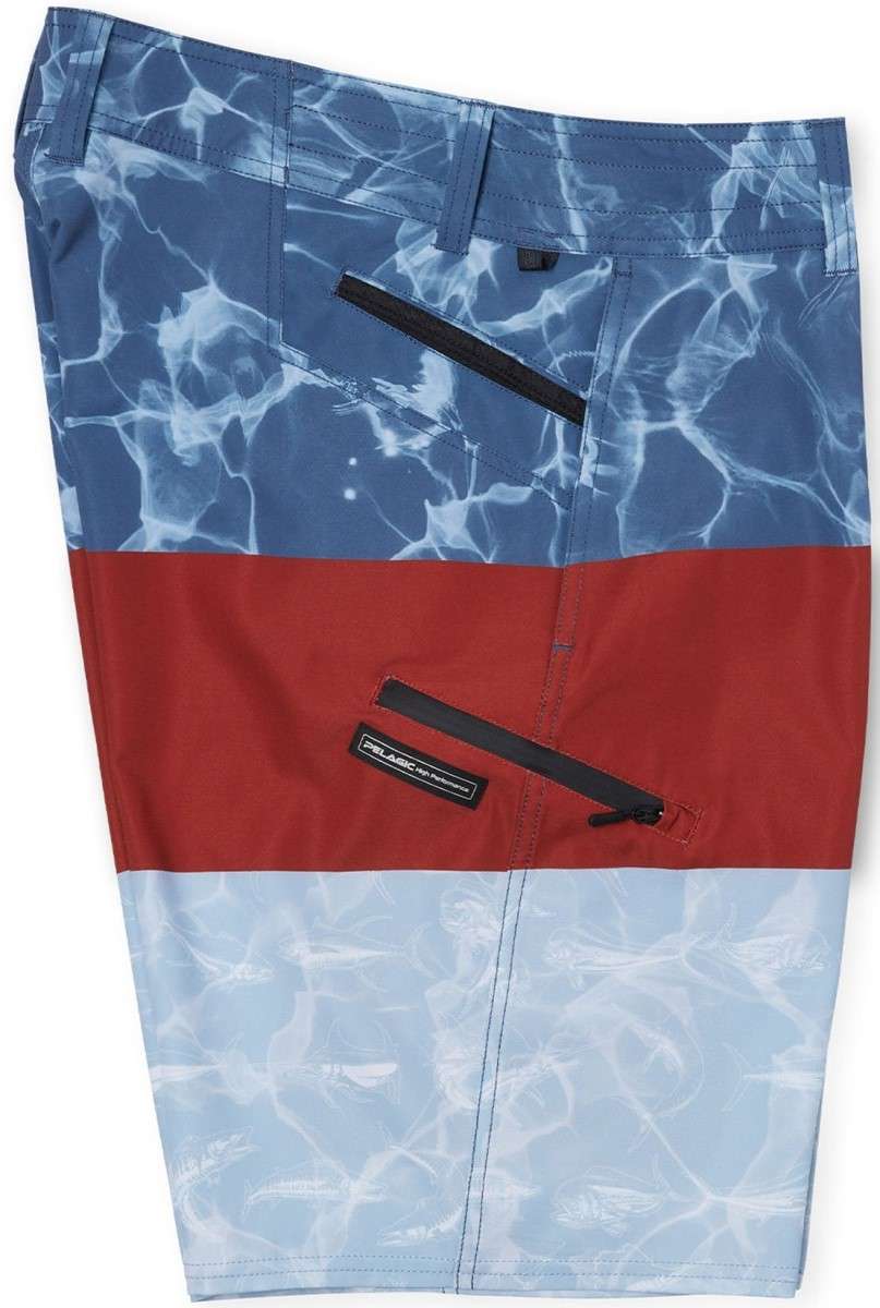 Pelagic Sharkskin Elite Boardshorts - OS Am - 34 - TackleDirect