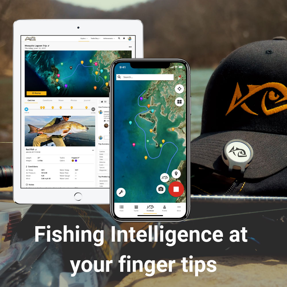 Anglr Bullseye Fishing Tracker w/ GPS App