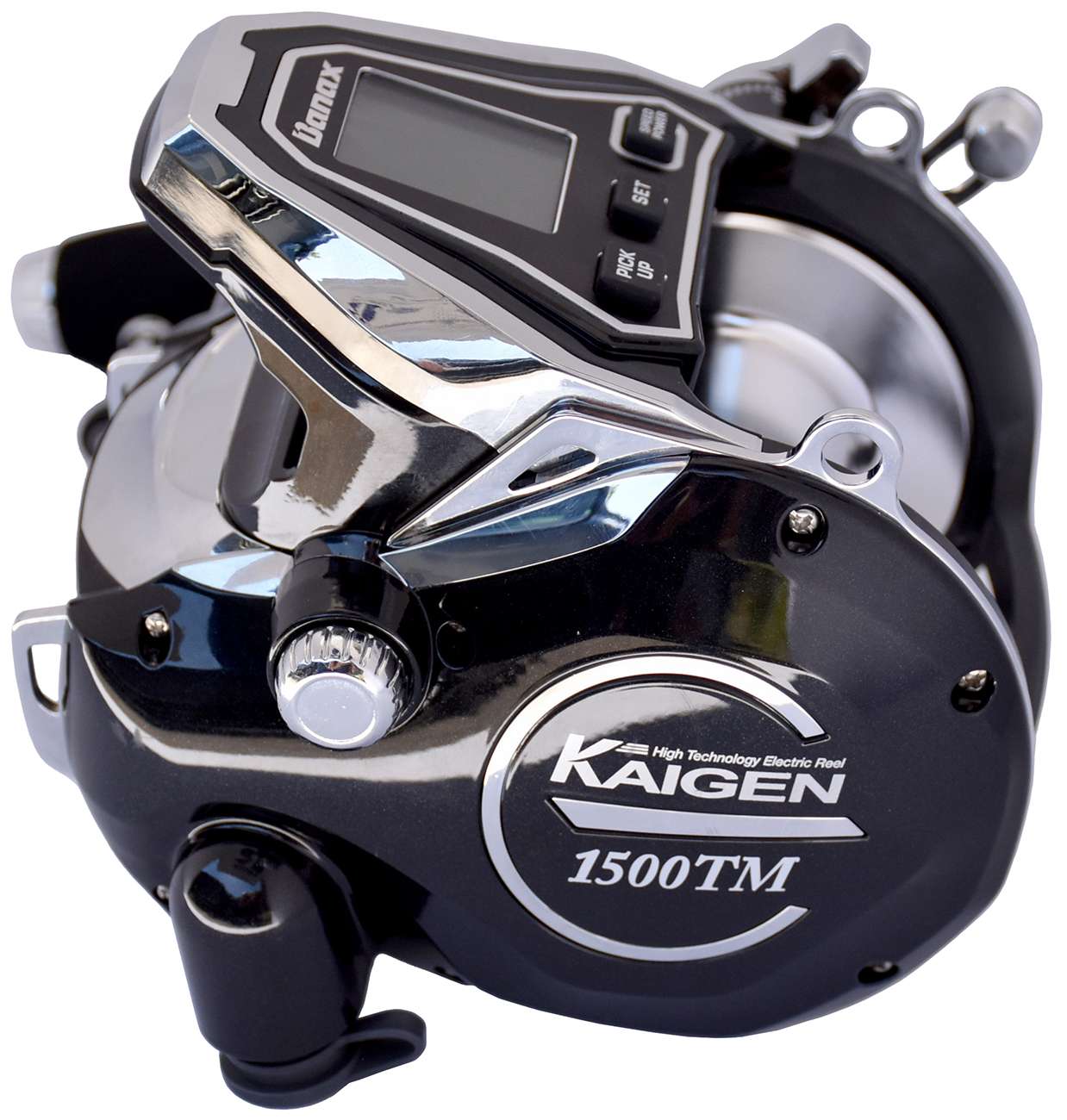TCE Tackles Sdn Bhd - (New 2020) Banax Kaigen 1500TM High Technology Electric  Reel with limited quantities. Features: - Hybrid motor system - Black  anodized aluminum diecasting frame - Aluminum forged spool 