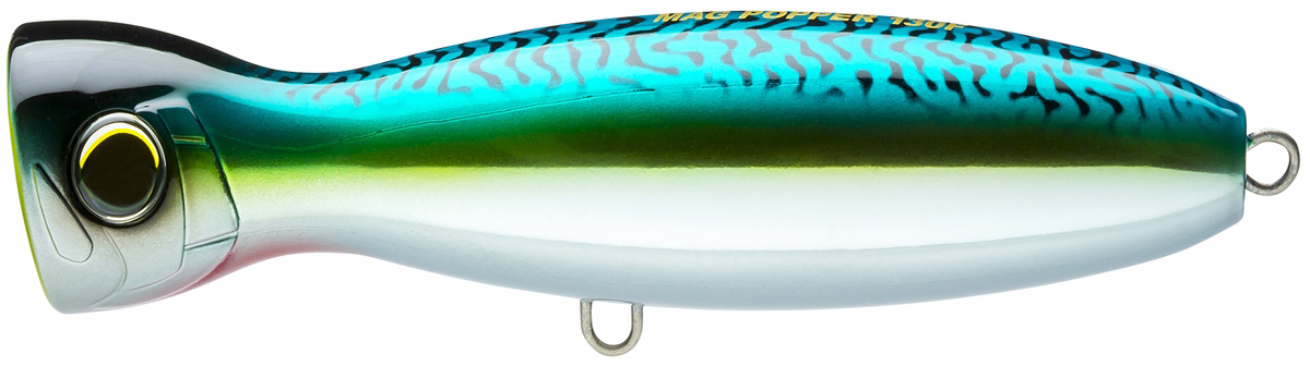 Poppers Sea Fishing Lure, Blue Green Poppers Color